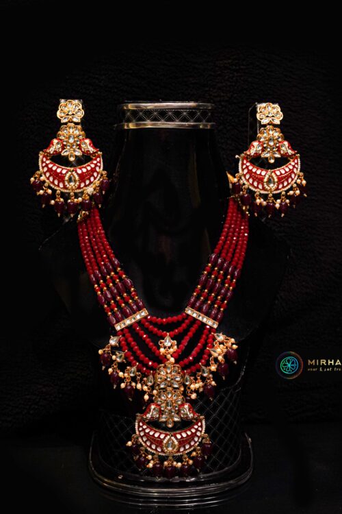 Crimson Elegance Mala